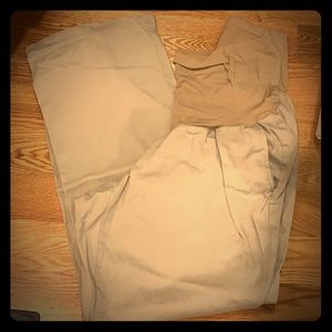Full belly panel maternity pants